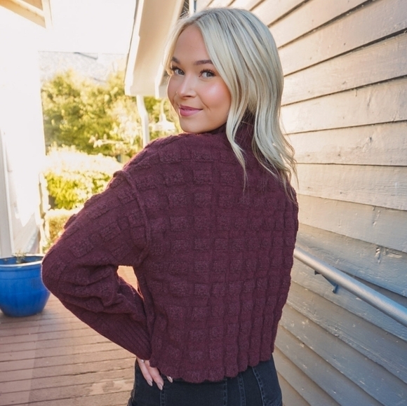 FREE PEOPLE Soul Searcher Mock Neck Womens Sweater NWOT - Picture 12 of 17